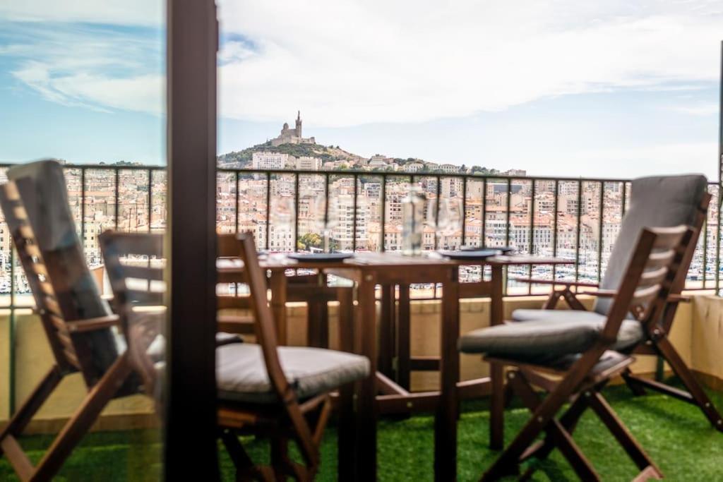 Terrace Apartment Old Port Exceptional View Marseille Exteriér fotografie